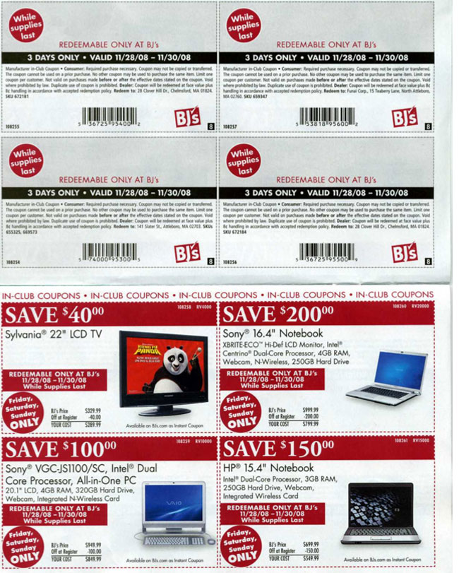 BJ's BlackFriday Ad Page 3