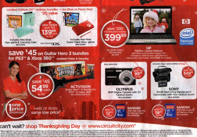 Circuit City BlackFriday Ad Page 3