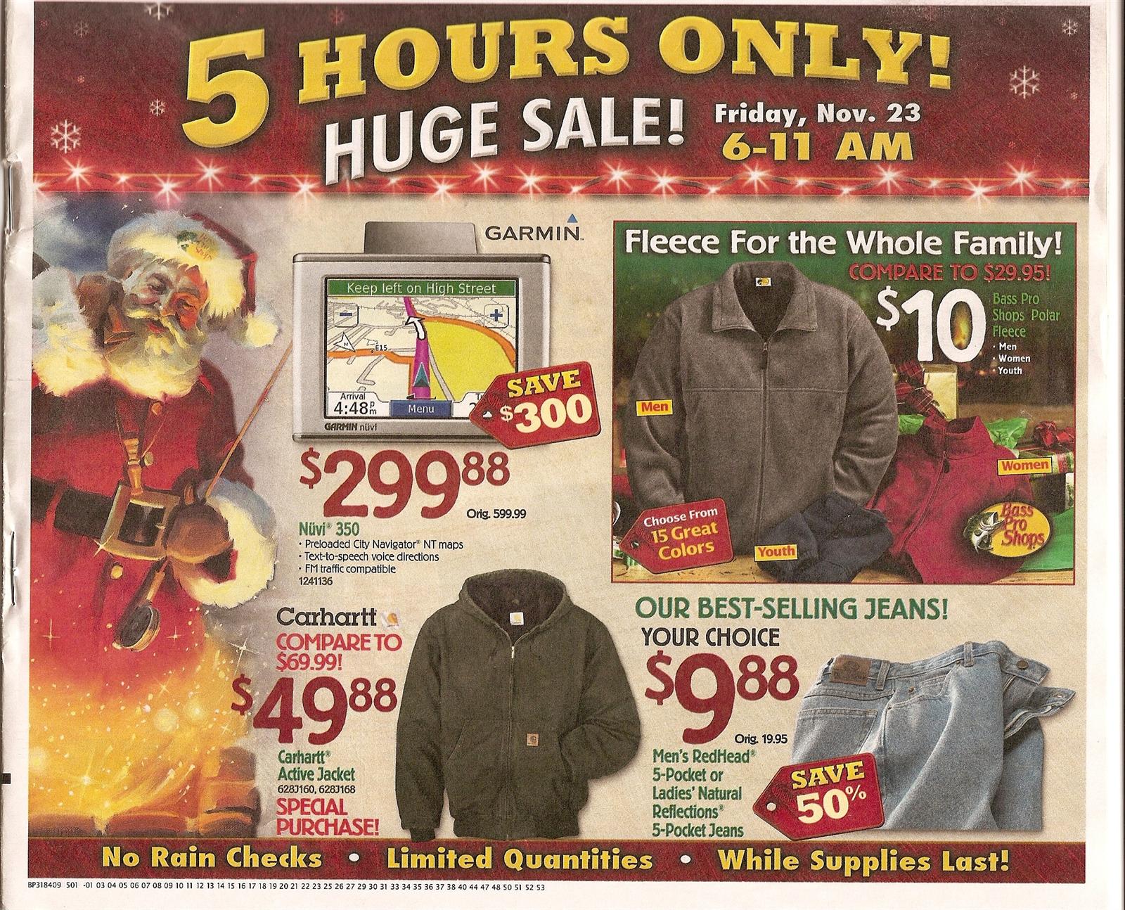 Bass Pro Shops BlackFriday Ad Page 1